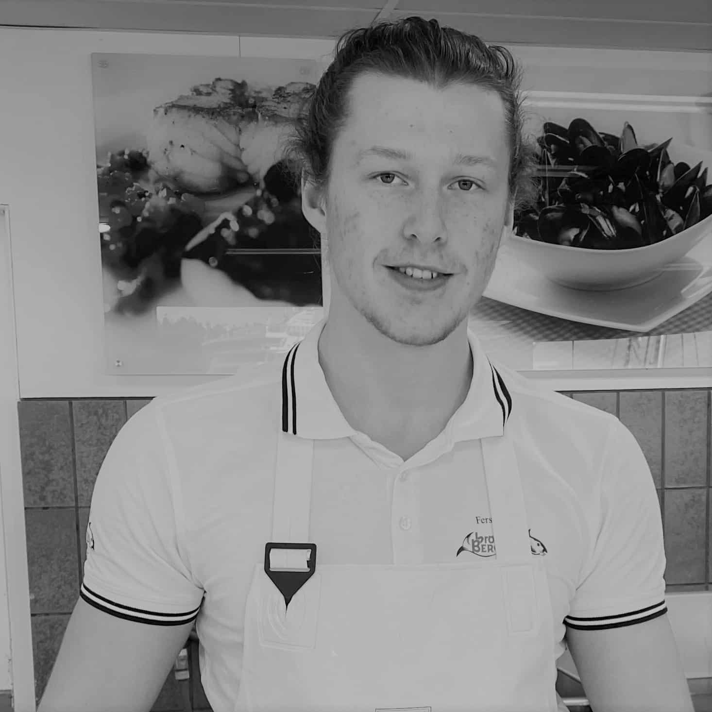 Christoffer Moberg kvadrat svartkvitt